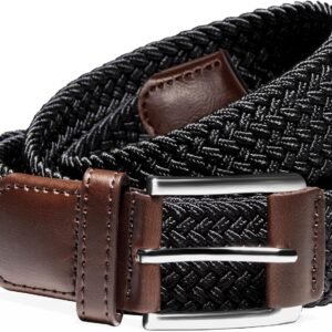 Airkit Golf Belts for Men, Mens Gifts Woven Braided Belts Mens Accessories for Golf Casual Pants Shirts Jeans